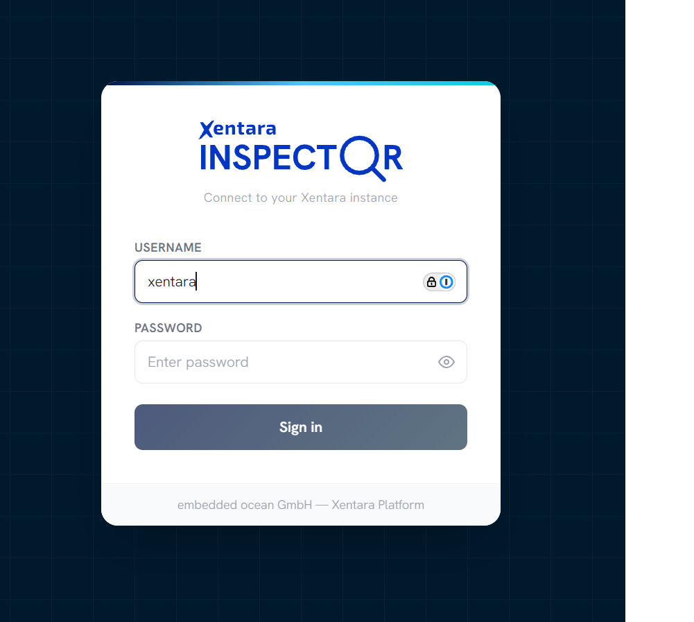 Inspector Login